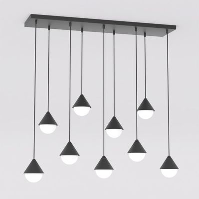 Emibig Lighting Taklampa GIRO 9 SVART