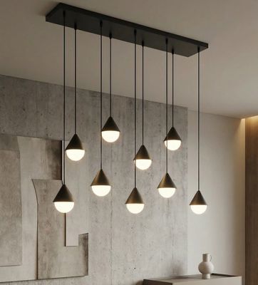 Emibig Lighting Taklampa GIRO 9 SVART