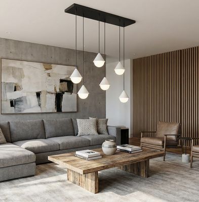 Emibig Lighting Taklampa GIRO 6 SVART VIT