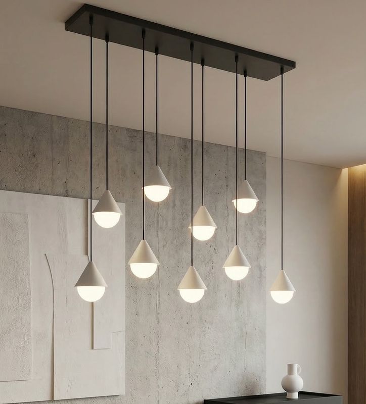 Emibig Lighting Taklampa GIRO 9 SVART VIT