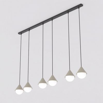 Emibig Lighting Taklampa GIRO 6 PREM SVART MOKKA