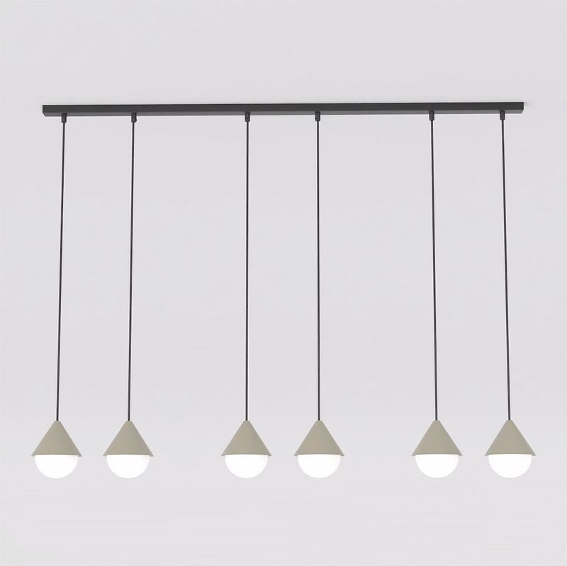 Emibig Lighting Taklampa GIRO 6 PREM SVART MOKKA