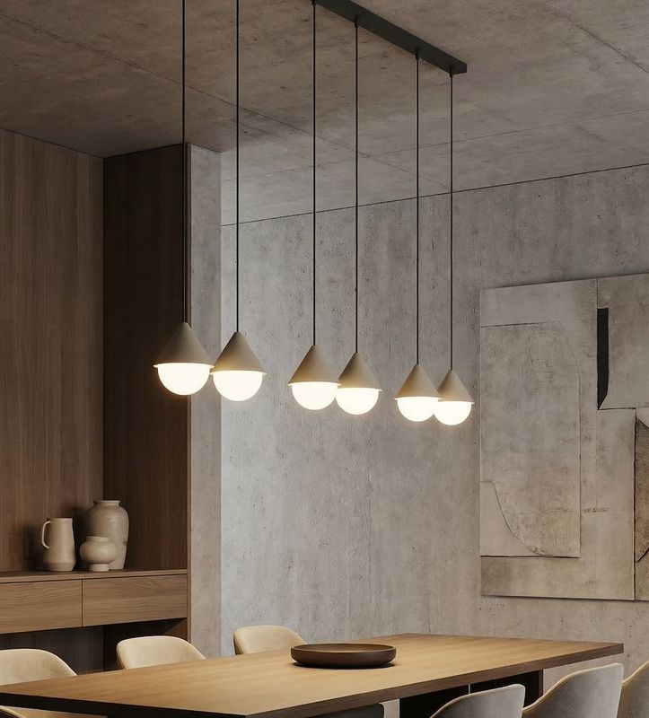 Emibig Lighting Taklampa GIRO 6 PREM SVART MOKKA