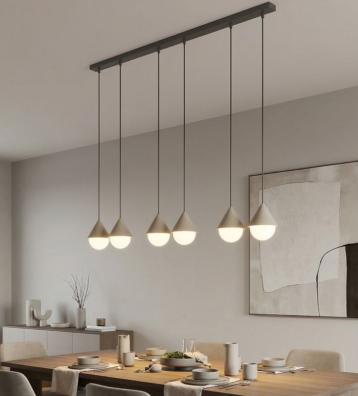 Emibig Lighting Taklampa GIRO 6 PREM SVART MOKKA