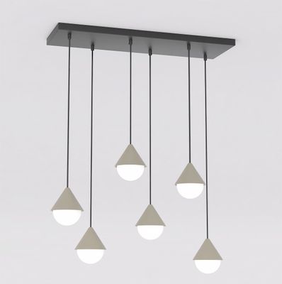 Emibig Lighting Taklampa GIRO 6 SVART MOKKA