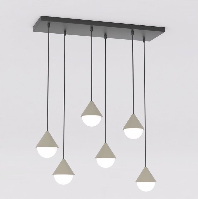 Emibig Lighting Taklampa GIRO 6 SVART MOKKA