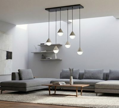 Emibig Lighting Taklampa GIRO 6 SVART MOKKA
