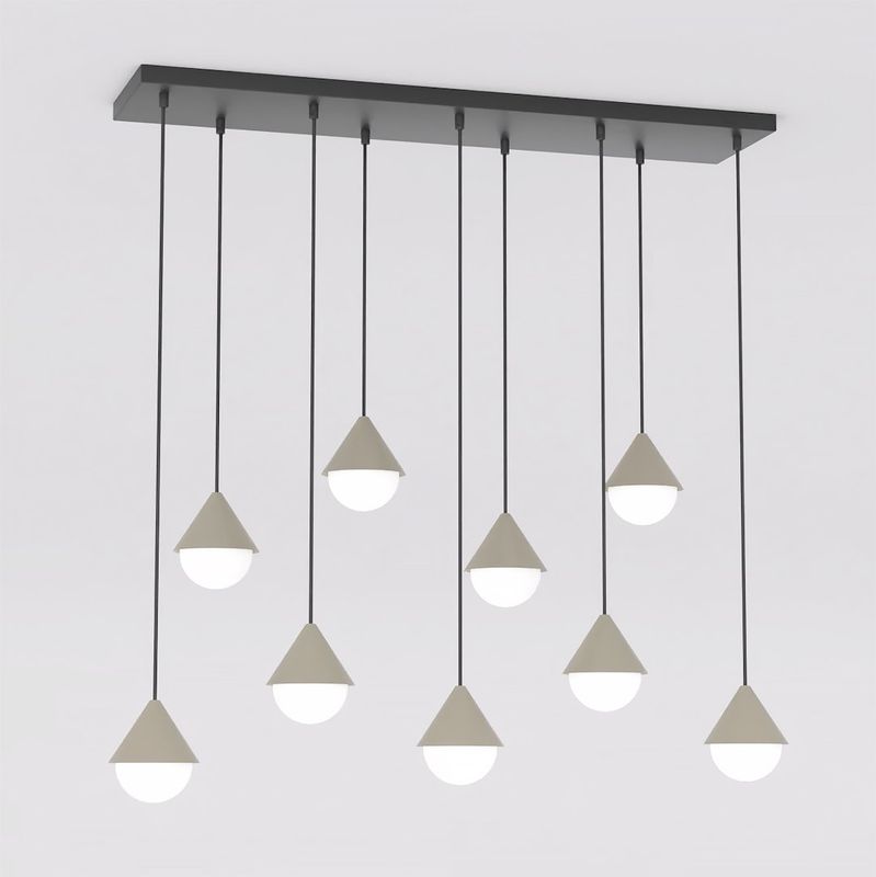 Emibig Lighting Taklampa GIRO 9 SVART MOKKA