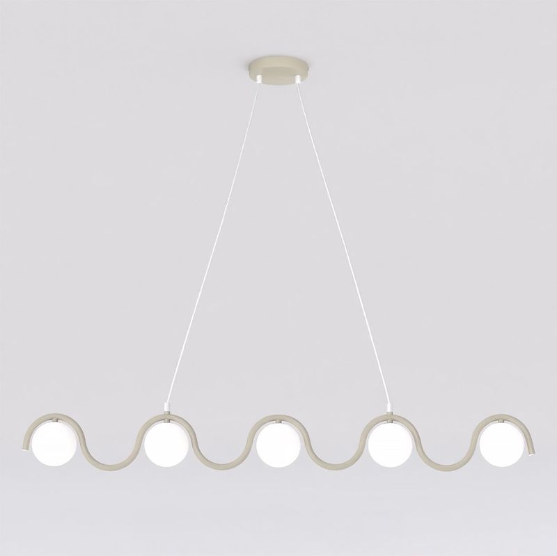 Emibig Lighting Taklampa SINUS 5 MOKKA