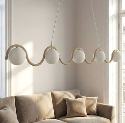 Emibig Lighting Taklampa SINUS 5 MOKKA