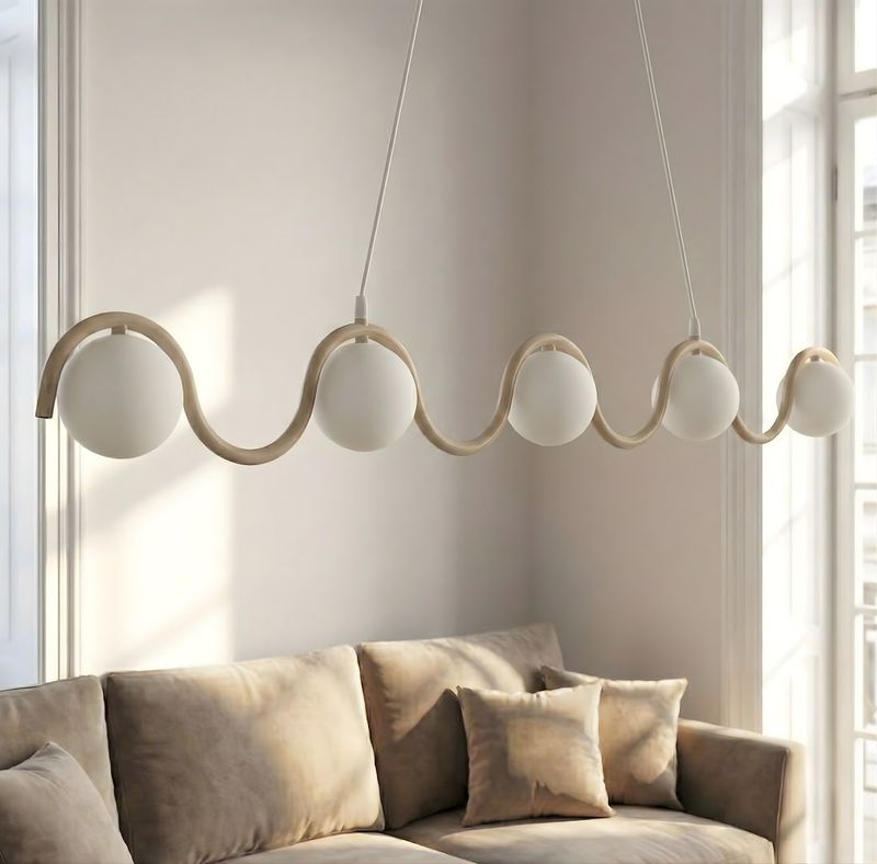 Emibig Lighting Taklampa SINUS 5 MOKKA