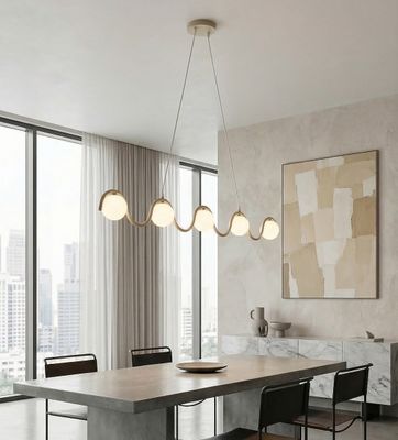 Emibig Lighting Taklampa SINUS 5 MOKKA