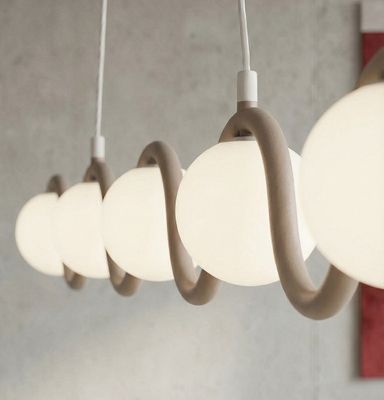 Emibig Lighting Taklampa SINUS 5 MOKKA