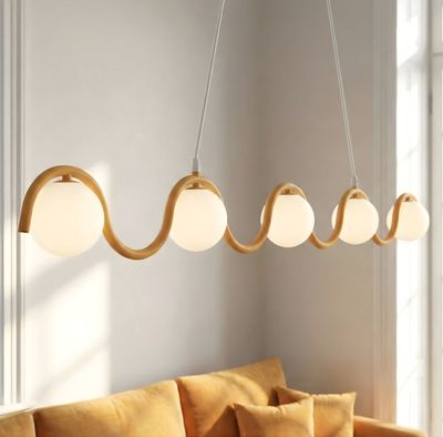 Emibig Lighting Taklampa SINUS 5 ORANGE