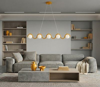 Emibig Lighting Taklampa SINUS 5 ORANGE