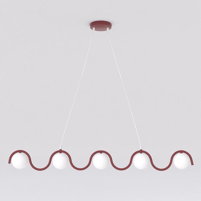 Emibig Lighting Taklampa SINUS 5 VINRÃ–D