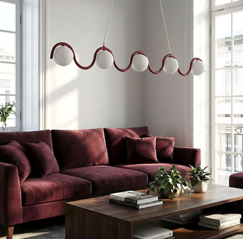 Emibig Lighting Taklampa SINUS 5 VINRÃ–D