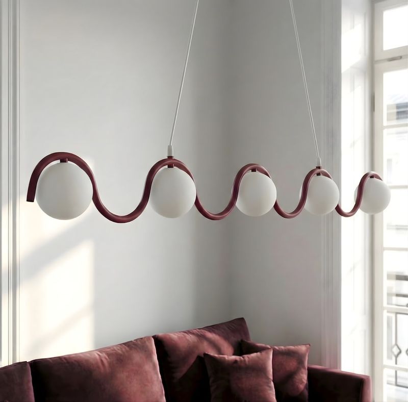 Emibig Lighting Taklampa SINUS 5 VINRÃ–D