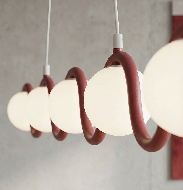 Emibig Lighting Taklampa SINUS 5 VINRÃ–D