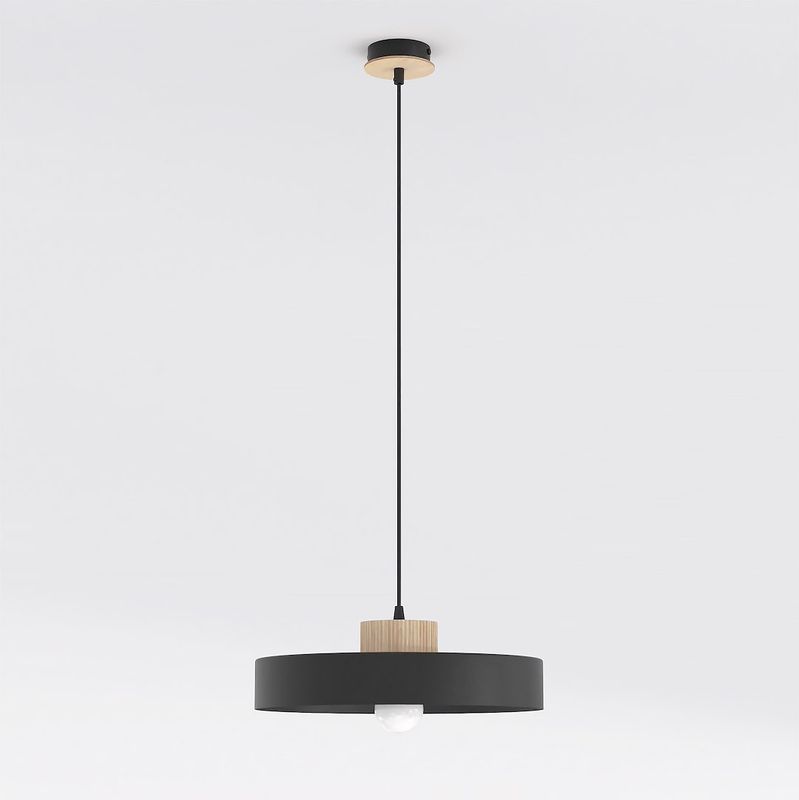 Emibig Lighting Taklampa KIVI 1L SVART
