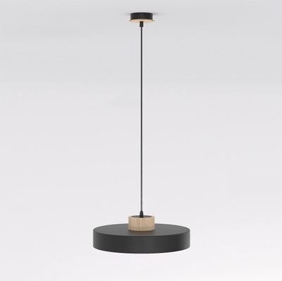 Emibig Lighting Taklampa KIVI 1L SVART