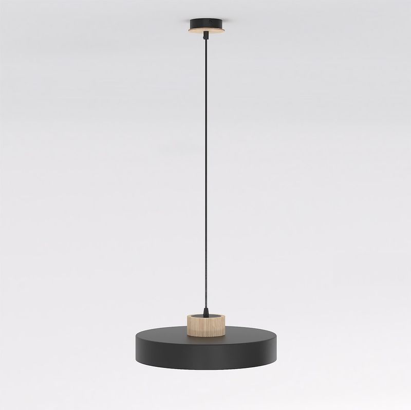 Emibig Lighting Taklampa KIVI 1L SVART