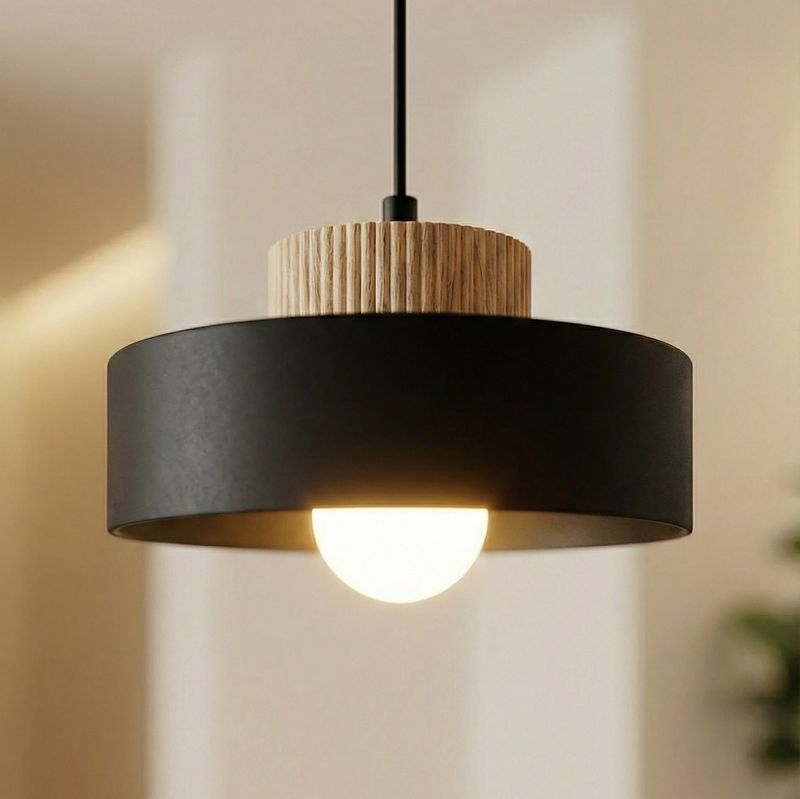 Emibig Lighting Taklampa KIVI 1S SVART