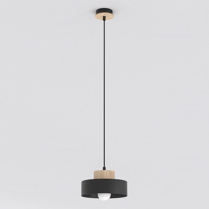 Emibig Lighting Taklampa KIVI 1S SVART