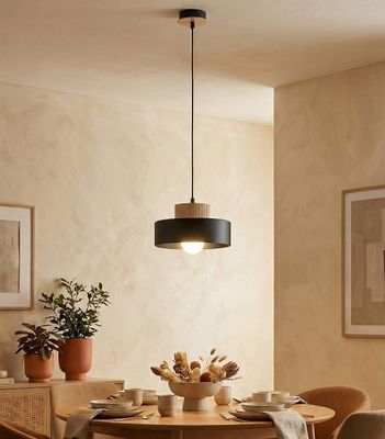 Emibig Lighting Taklampa KIVI 1S SVART