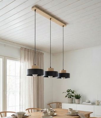 Emibig Lighting Taklampa KIVI 3 SVART