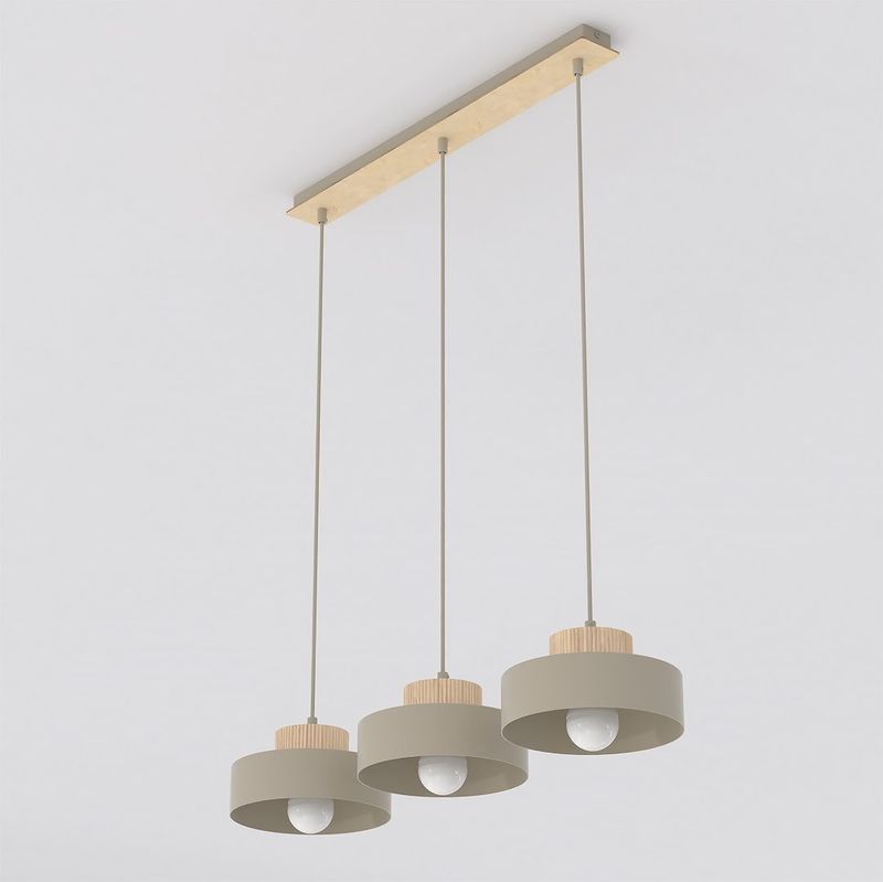 Emibig Lighting Taklampa KIVI 3 MOKKA
