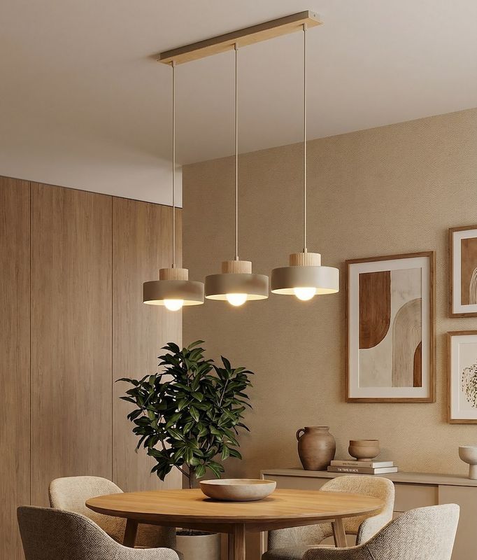 Emibig Lighting Taklampa KIVI 3 MOKKA