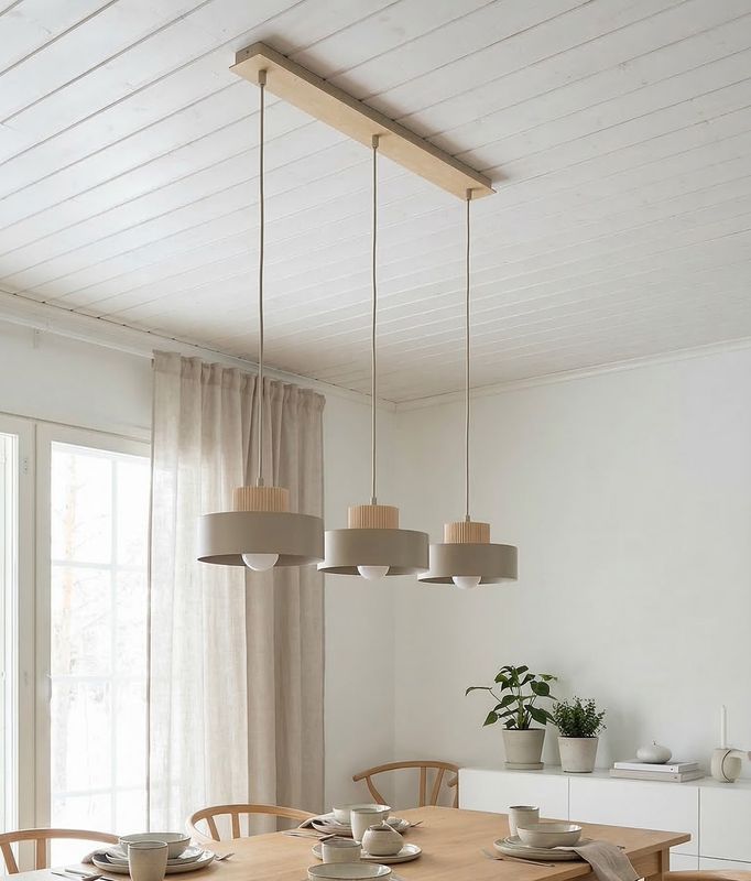 Emibig Lighting Taklampa KIVI 3 MOKKA