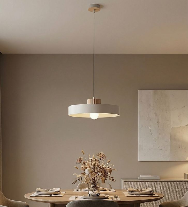 Emibig Lighting Taklampa KIVI 1L VIT