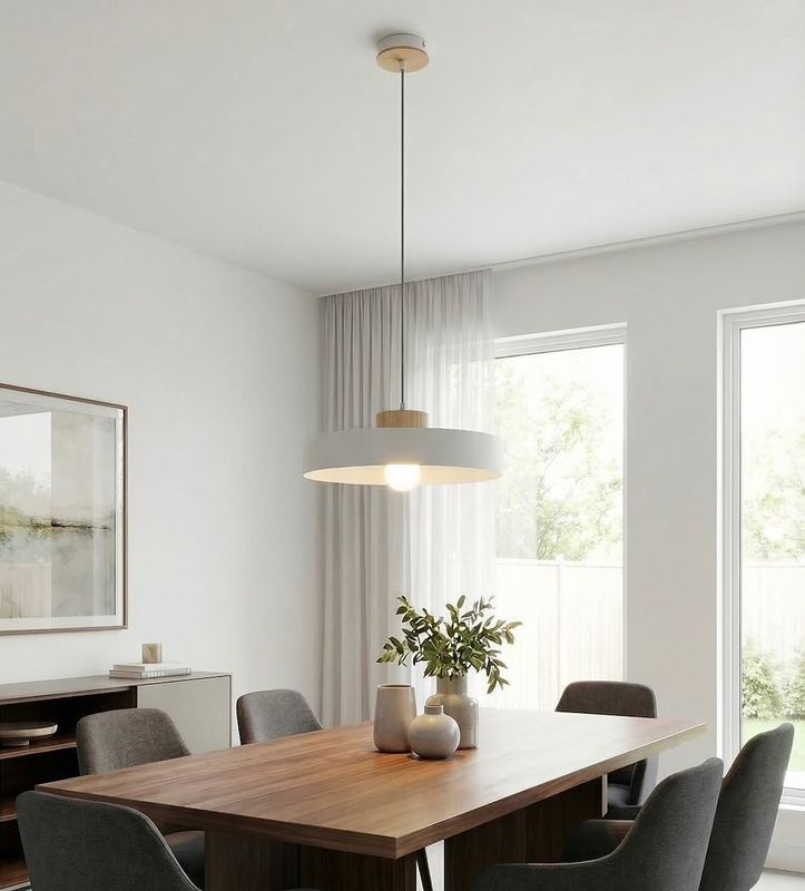 Emibig Lighting Taklampa KIVI 1L VIT
