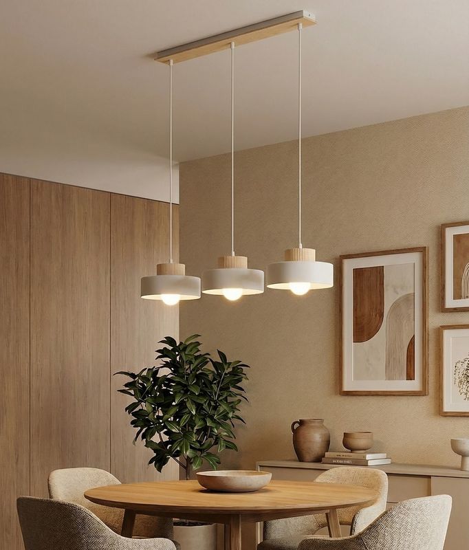 Emibig Lighting Taklampa KIVI 3 VIT