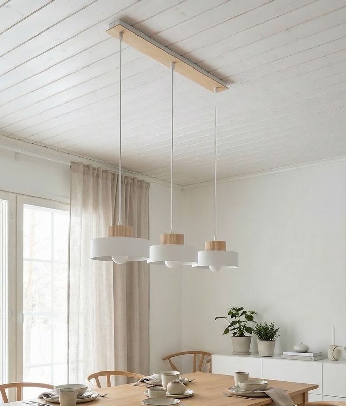 Emibig Lighting Taklampa KIVI 3 VIT