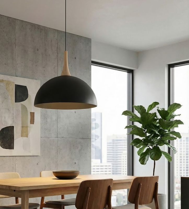 Emibig Lighting Taklampa NAUTICA 1L SVART