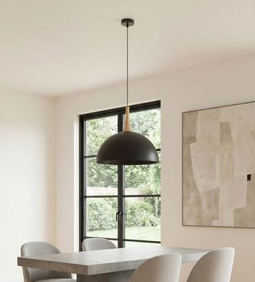Emibig Lighting Taklampa NAUTICA 1L SVART