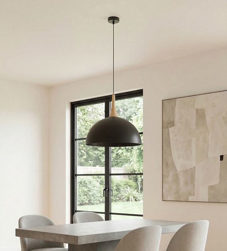 Emibig Lighting Taklampa NAUTICA 1L SVART