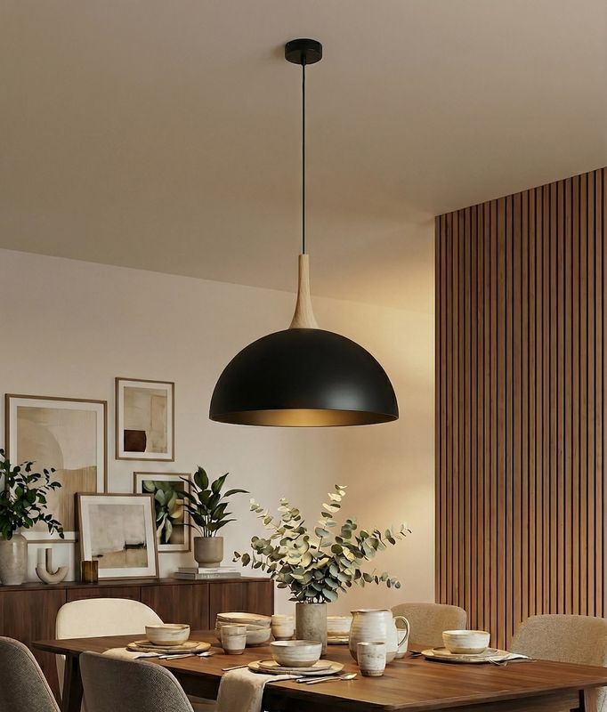 Emibig Lighting Taklampa NAUTICA 1L SVART