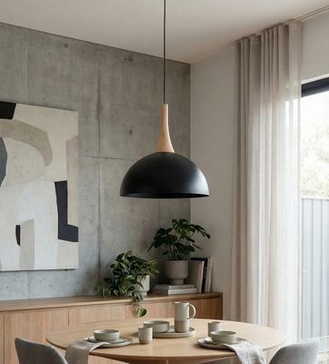 Emibig Lighting Taklampa NAUTICA 1S SVART