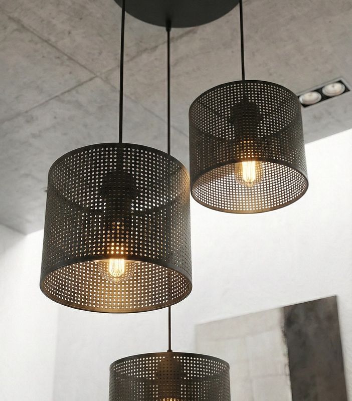 Emibig Lighting Taklampa LUX 3 SVART PREM