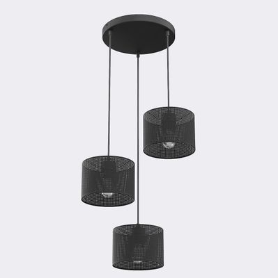 Emibig Lighting Taklampa LUX 3 SVART PREM