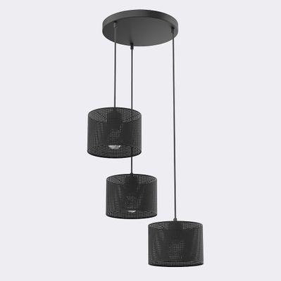 Emibig Lighting Taklampa LUX 3 SVART PREM