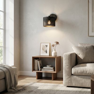 Emibig Lighting Vägglampa LUX K1 SVART