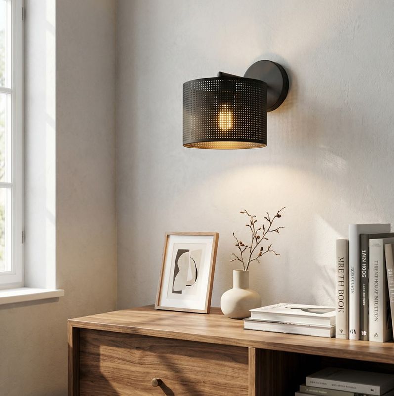 Emibig Lighting Vägglampa LUX K1 SVART