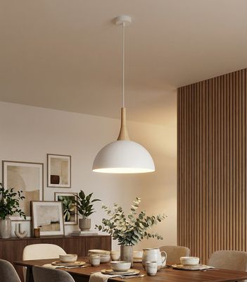 Emibig Lighting Taklampa NAUTICA 1S VIT