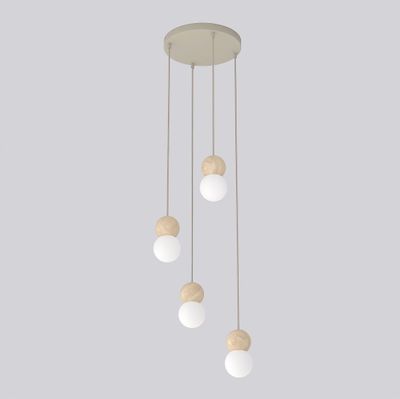 Emibig Lighting Taklampa LOOP 4 MOKKA