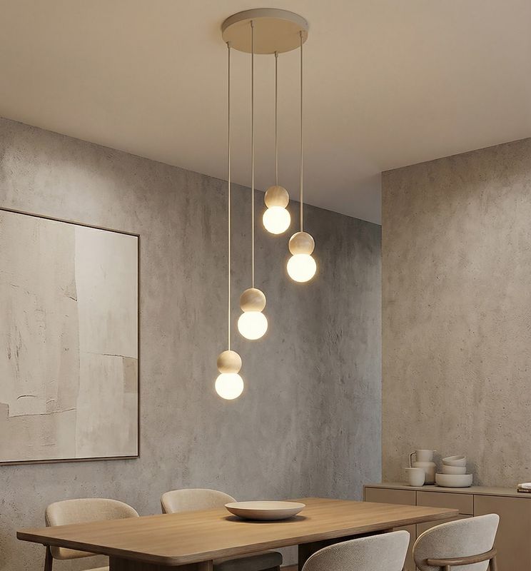 Emibig Lighting Taklampa LOOP 4 MOKKA
